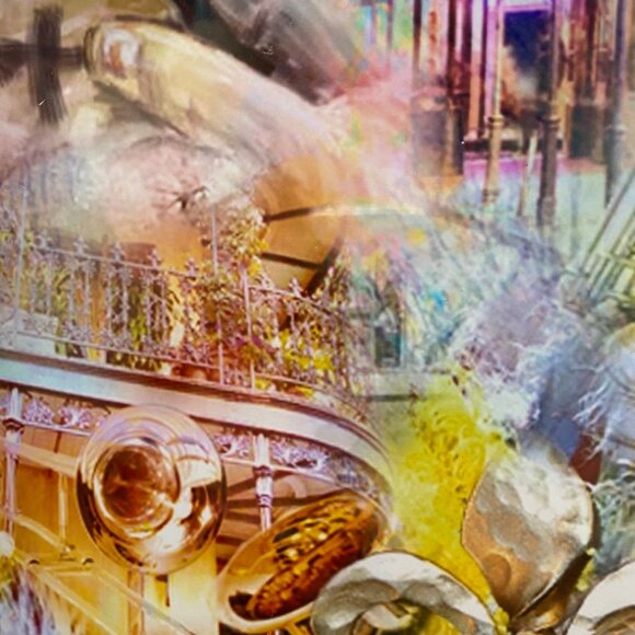 Raymond Mancini Crescent City New Orleans Art Print Signed 68/100 Mardi Gras - Picture 6 of 8